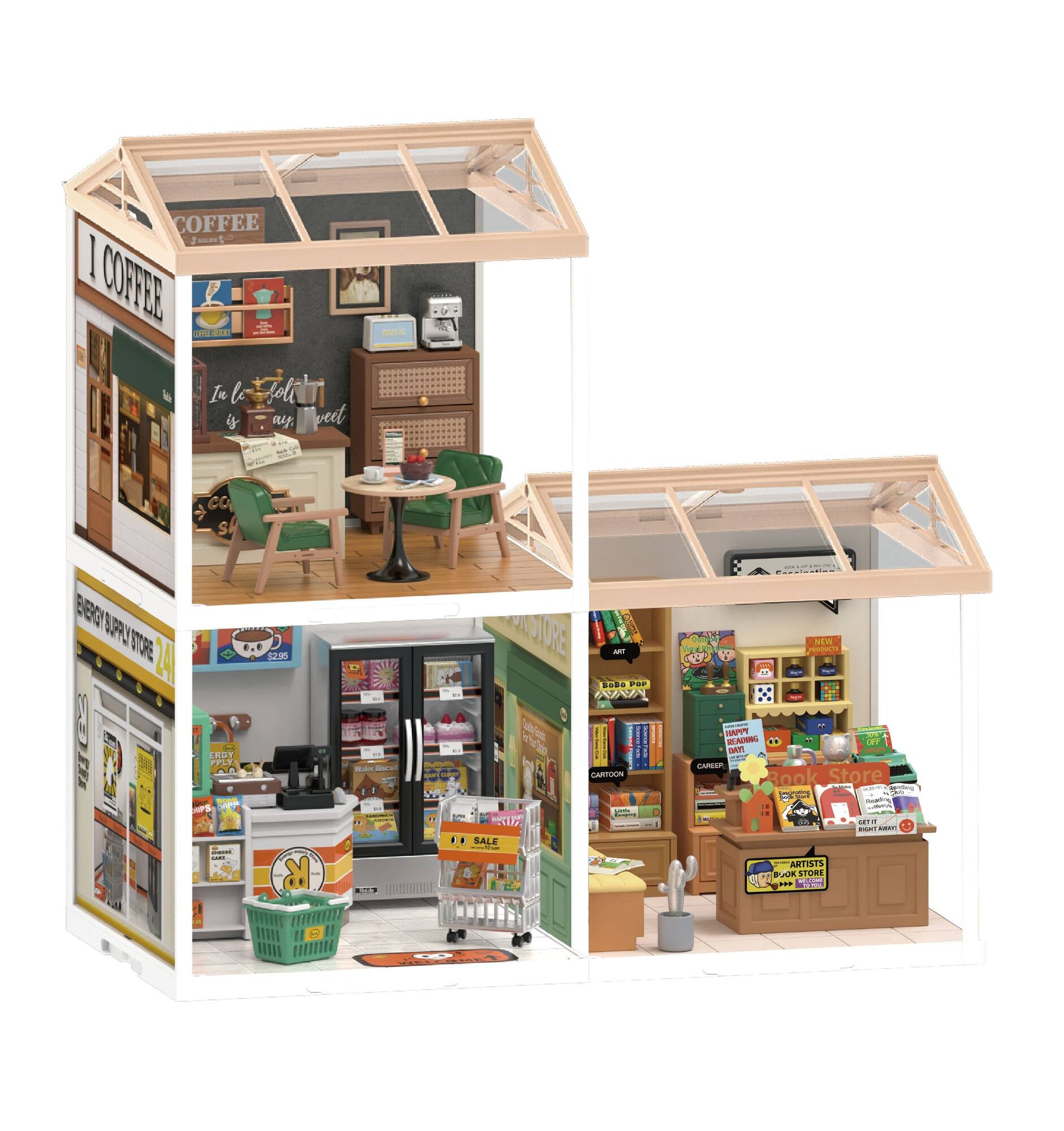 Rolife® Super Creator DIY Miniature Roof Accessory